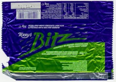 Bitz chocolate from the 80s