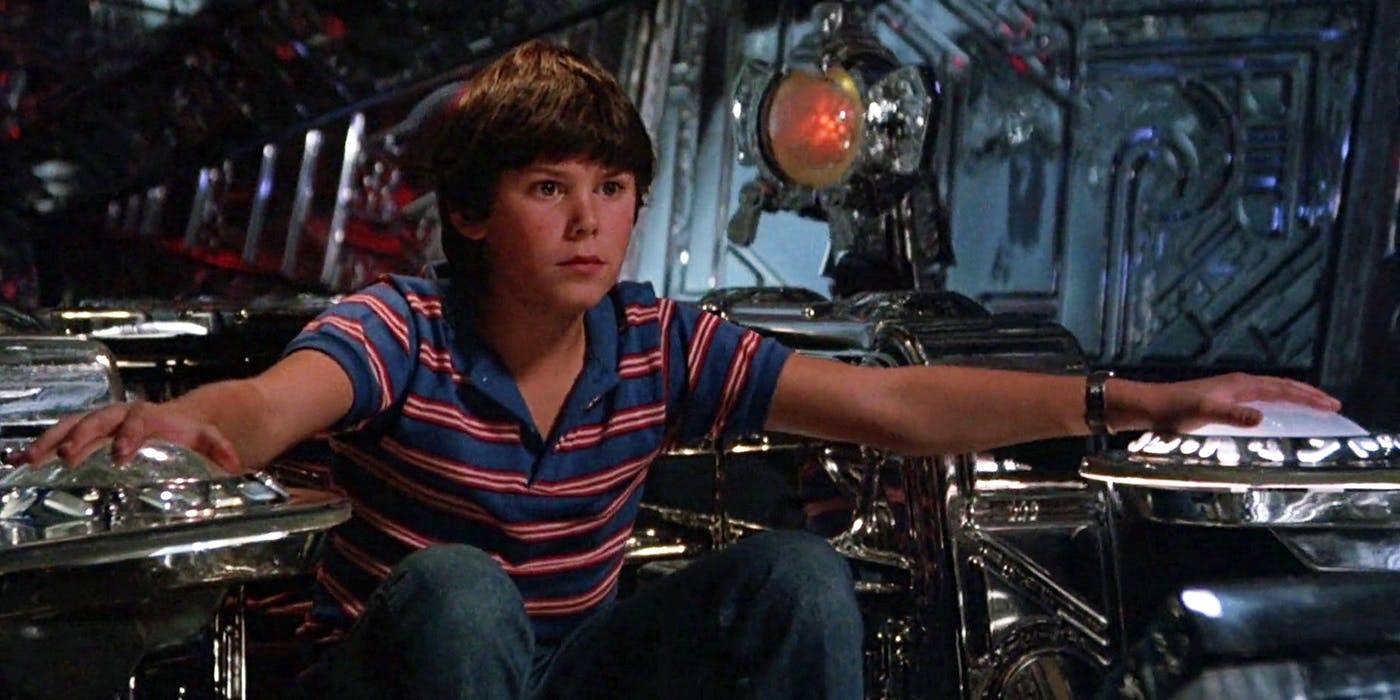 A scene from Flight of the Navigator
