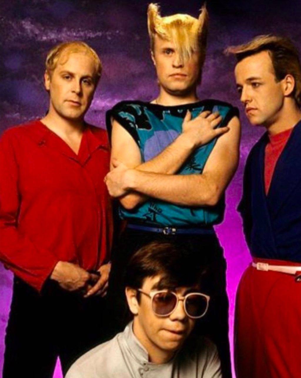 British band A Flock of Seagulls in the 1980s