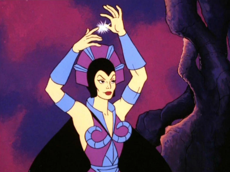 Evil-Lyn casts a spell
