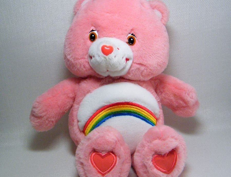 The pink Cheer Care Bear