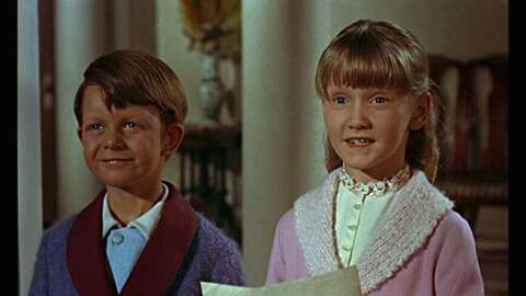 Karen Dotrice and Matthew Garber in Mary Poppins
