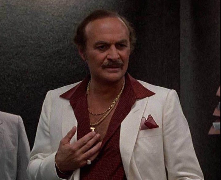 Robert Loggia as Frank Lopez in Scarface