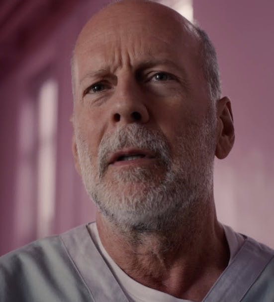 Bruce Willis as David Dunn in Glass