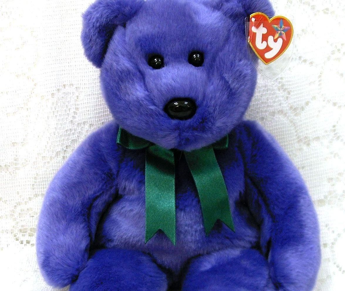 2000 Ty Beanie Buddy Employee Teddy Bear 14" for sale online 