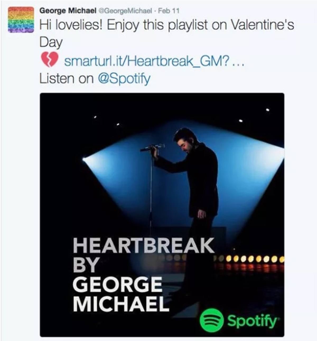 George Michael Last Tweet