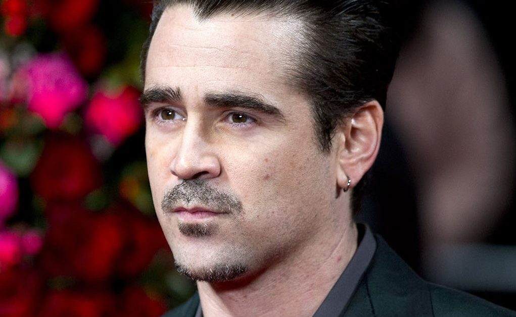 Colin Farrell, pale, at the premiere of A New York Winters Tale