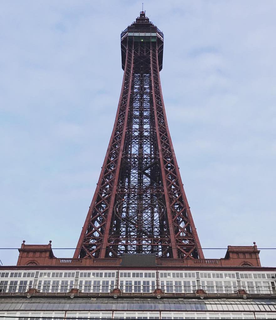 Blackpool Tower from below