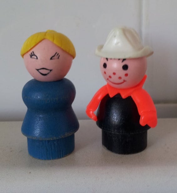 Vintage Fisher Price Little People toys