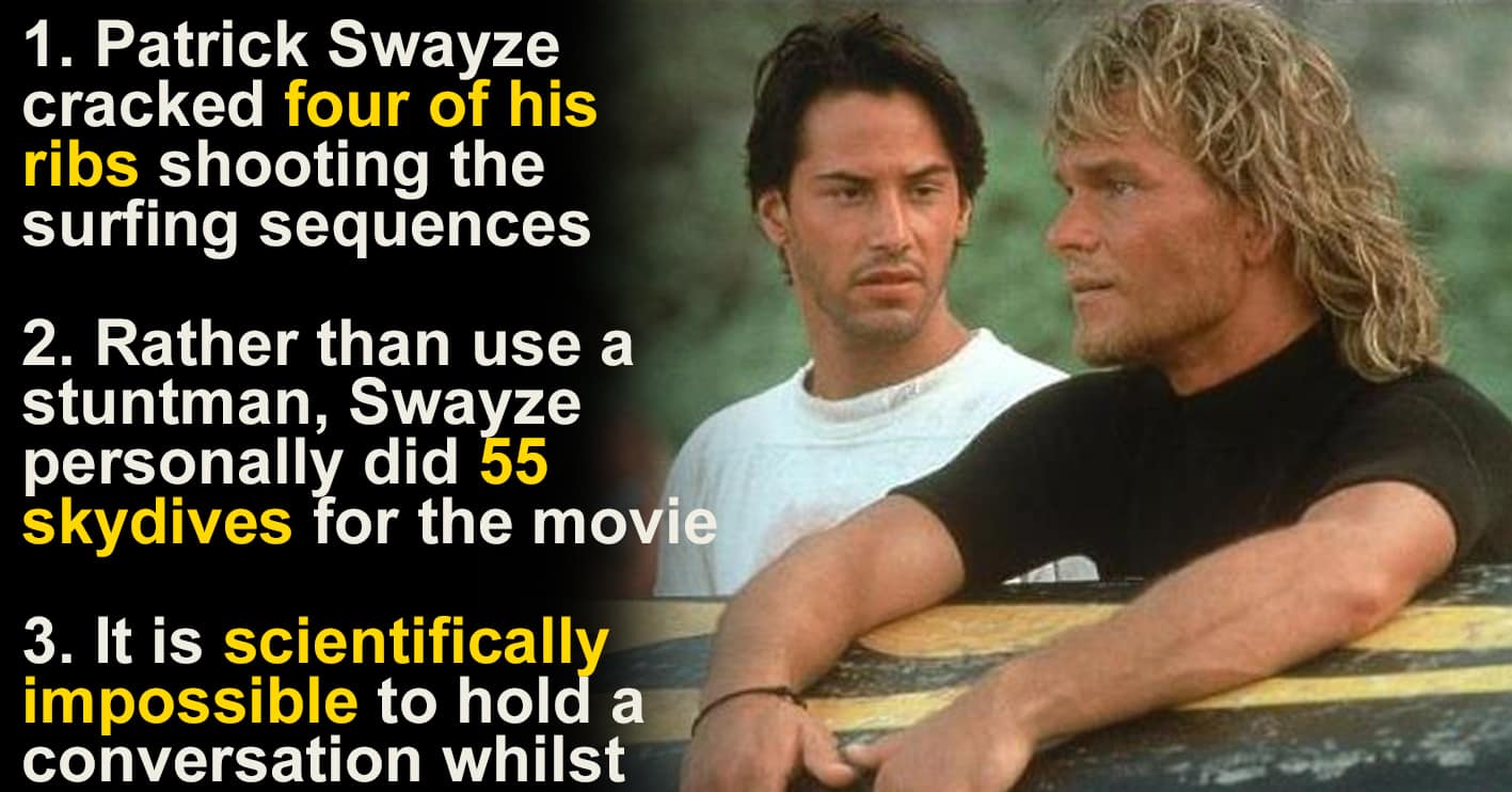 20 Adrenaline-Fuelled Facts About 1991 Action Classic Point Break - Eighties Kids