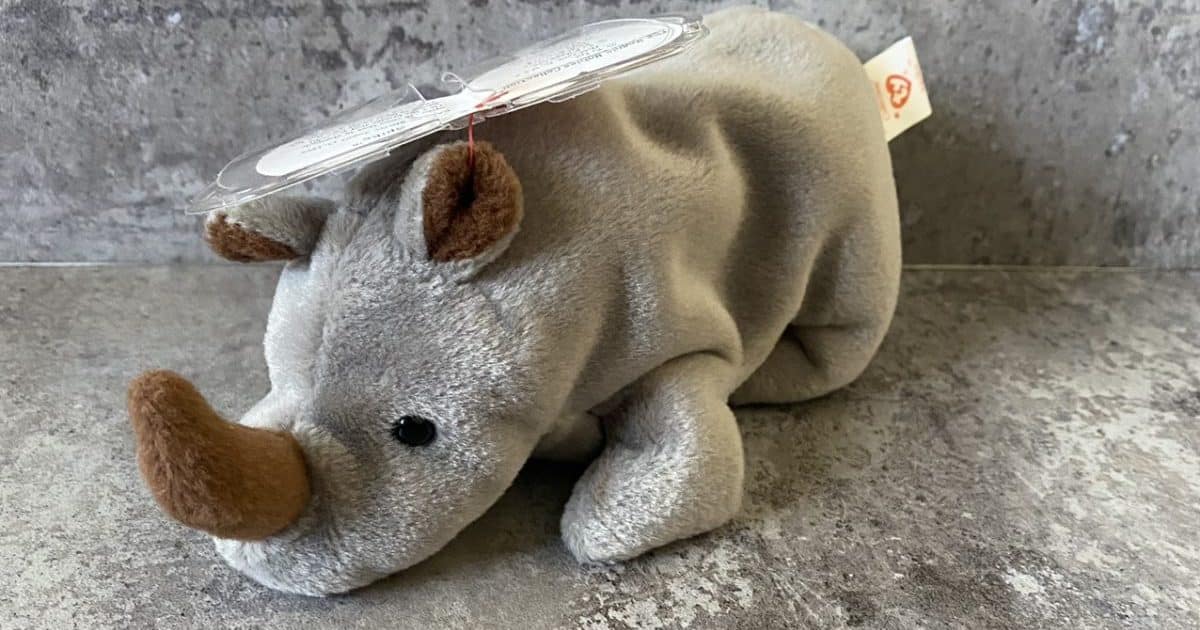 Collectable Retired TY Beanie Baby Spike The Rhino 13 August 1996 With Tags for sale online 