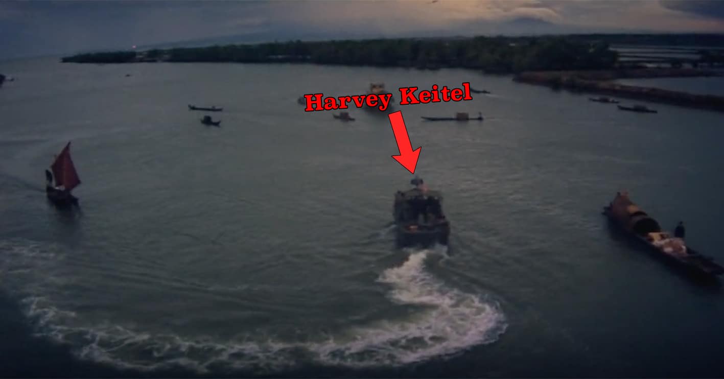 Confirmed shot of Harvey Keitel in Apocalypse Now